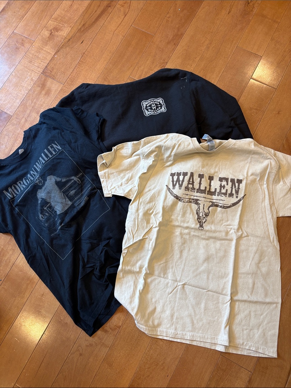 MORGAN WALLEN Bundle of 3. Hoodie and 2 Tees.